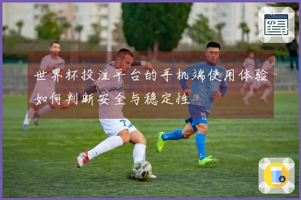 世界杯投注平台的手机端使用体验如何判断安全与稳定性