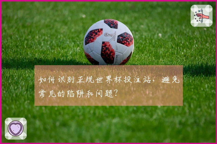 如何识别正规世界杯投注站，避免常见的陷阱和问题？