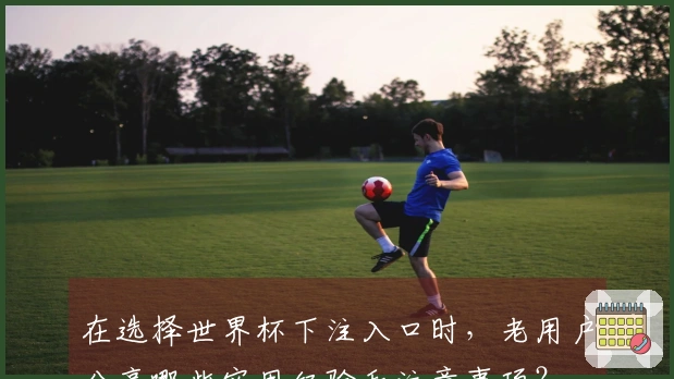 在选择世界杯下注入口时，老用户分享哪些实用经验和注意事项？